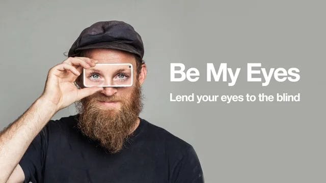 Lend your eyes to the blind